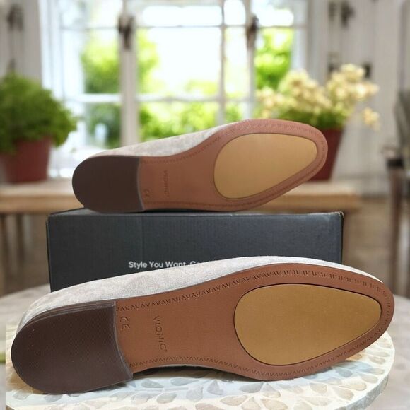 VIONIC Willa Leather Suede Supportive Slip On Loafer Flat Orthotic APMA - Picture 7 of 9